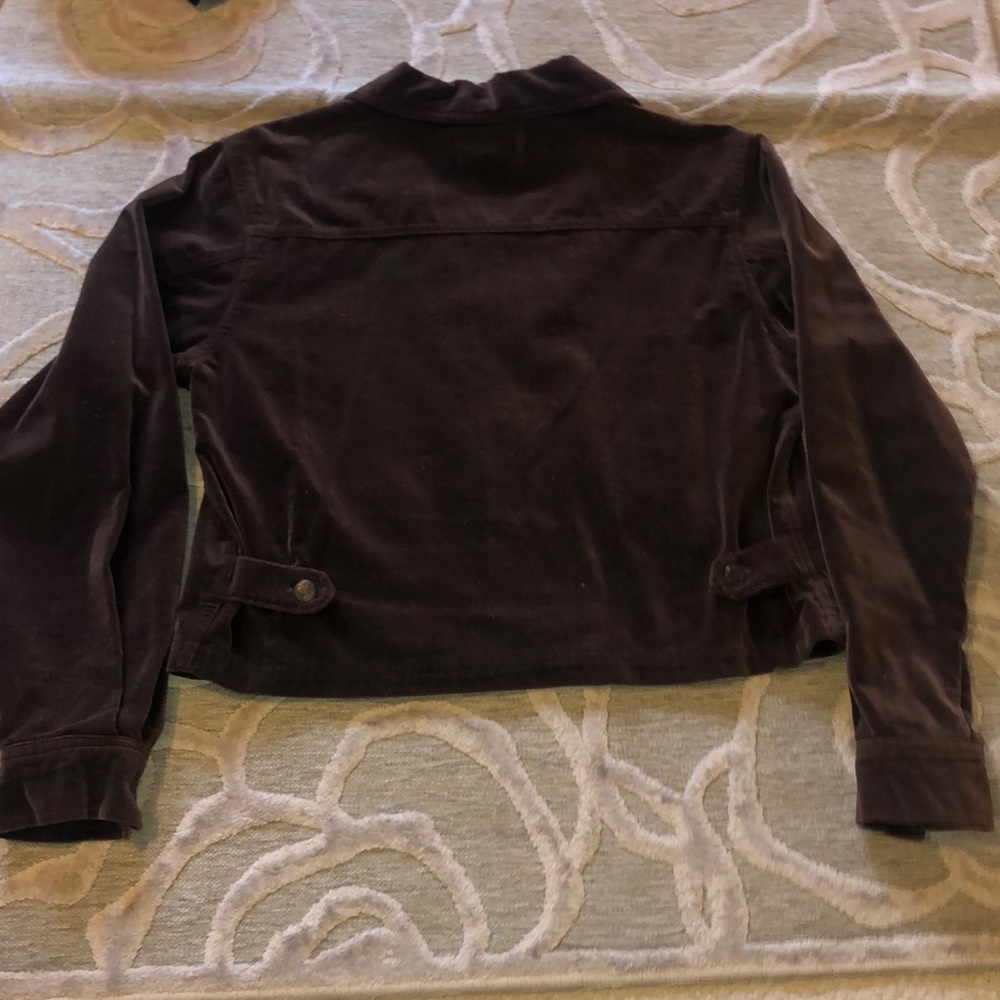 🌷DCC CLOTHING🌷Bundle black, brown velvet jackets - Picture 4 of 7